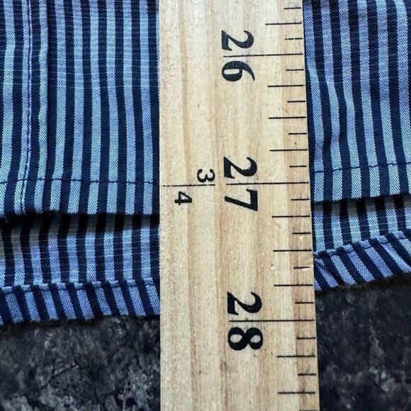 Armani Exchange Slim Fit Button Up Long Sleeve Shirt Striped Mens Size XS - Picture 6 of 10